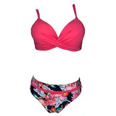 GENERICO - Bikini Licra UV Amanda Sotelo rojo GL-48