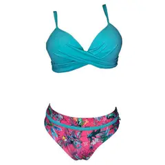 GENERICO - Bikini Licra UV Amanda Sotelo Verde GL-48