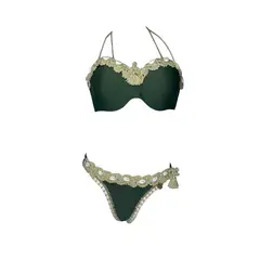 GENERICO - Bikini Licra UV Amelia Mary Earhart verde GL-65