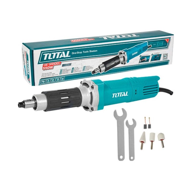 Rectificadora 550w + accesorios industrial Total