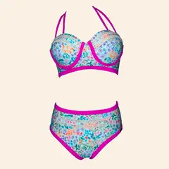 GENERICO - Bikini Licra UV Charlotte Corday Beige GL-48