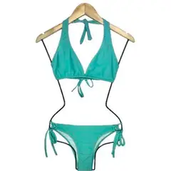 GENERICO - Bikini Licra UV Clasico Verde GL-18
