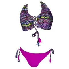 GENERICO - Bikini Licra UV Corset Edicion Limitada Fucsia GL-22