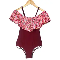 GENERICO - Enterizo Licra UV Marylin Rojo GL-50