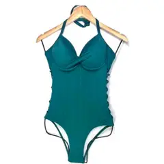 GENERICO - Ropa de Baño Enterizo Licra UV Esmeralda Verde GL-50