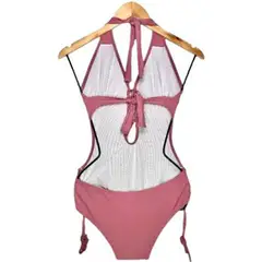 GENERICO - Trikini Licra UV Flor Gales Rojo GL-30