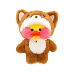 GENERICO - Peluche Lalafanfan Disfraz Perrito Shiba