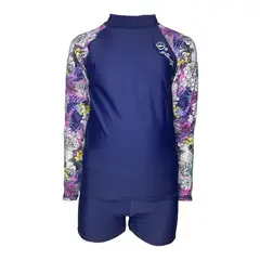 GENERICO - Conjunto Niña Manga Larga Color Azul GL-44