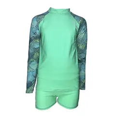 GENERICO - Conjunto Niña Manga Larga Color Celeste GL-44