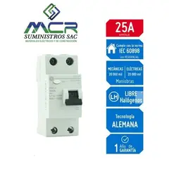 GENERAL ELECTRIC - Interruptor Diferencial 2x25A