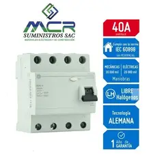 GENERAL ELECTRIC - Interruptor Diferencial 4x40A