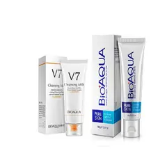 BIOAQUA - Limpiador Facial V7 + Gel Limpiador Anti-Acné -