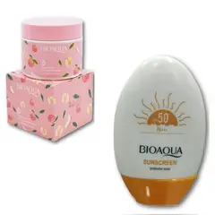 BIOAQUA - PACK CREMA EXFOLIANTE Y BLOQUEADOR SOLAR