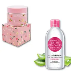 BIOAQUA - PACK CREMA EXFOLIANTE Y AGUA MICELAR 250ML