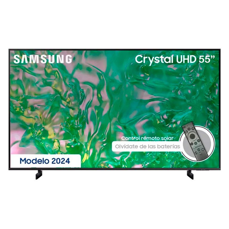 Televisor Smart UHD 4K 55 Crystal UN55DU8000G Nuevo Modelo - Negro