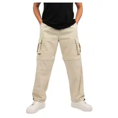 ENKI - Pantalón Convertible 2 en 1 Hombre – Versatilidad y Estilo en Tela Mojada