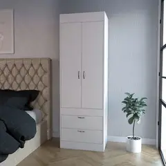 VENTITAS HOME - Ropero Minimalista Marie Blanco