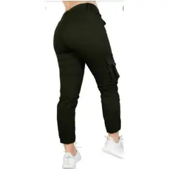 GENERICO - Pantalón jogger cargo mujer