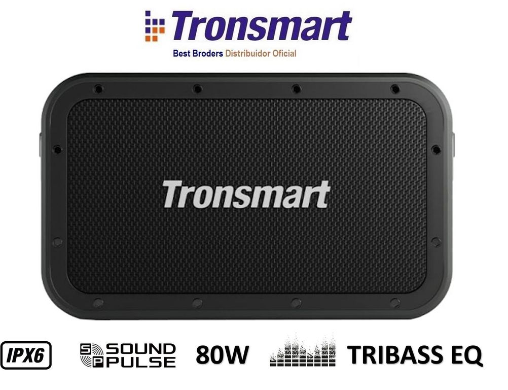 Force Max 80W Parlante Bluetooth TriBass SoundPulse TWS