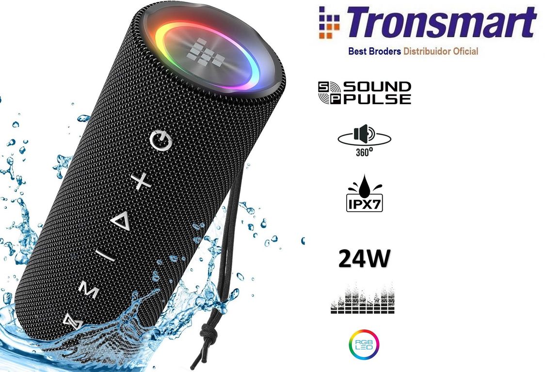 Parlante Bluetooth Mirtune C2 - IPX7- 24hr musica- 24W