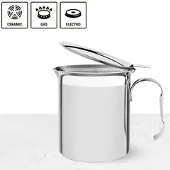 TRAMONTINA - Hervidor de Lechera de Acero Inoxidable 2lt