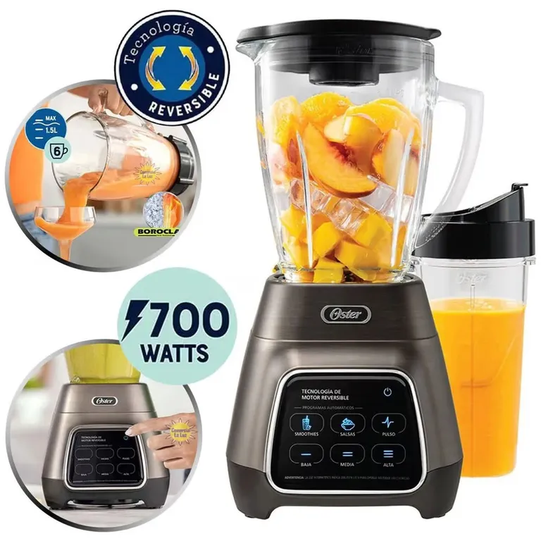 Licuadora Oster® tecnología reversible BLSTPYG1312XBG