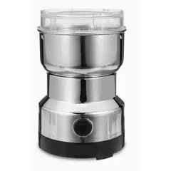 GENERICO - Moledor Molinillo Electrico De Cafe Granos Y Semillas Color Gris