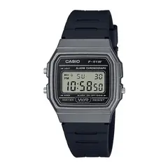 CASIO - F-91WM-1B - RELOJ UNISEX DE RESINA GRIS - CAS-1