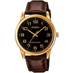 CASIO - MTP-V001GL-1B - RELOJ PARA HOMBRE CUERO MARRÓN - CAS-3