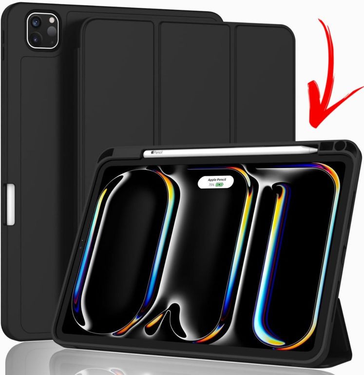 Funda Smart Case Protector Para iPad PRO 11" 2024 M4 - NEGRO