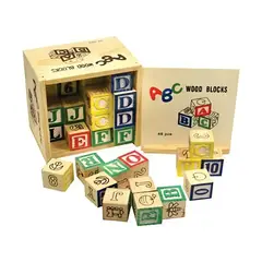GENERICO - Cubo Didáctico ABC 48 Piezas