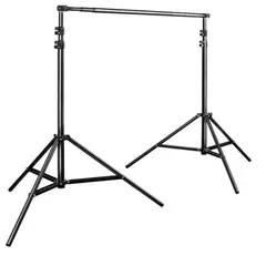 GENERICO - Portafondo Portatil 2.8 x 3 Metros con barra telescopica + 2 ganchos