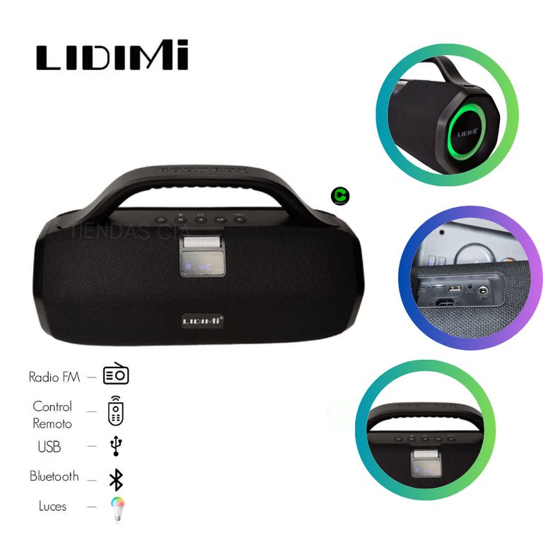 PARLANTE BOOMBOX LD-S011AC ORIGINAL