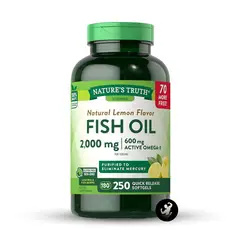 NATURE'S TRUTH - Omega 3 Fish Oil - 250 cápsulas