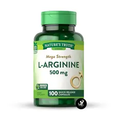 NATURE'S TRUTH - L-Arginine 500 mg - 100 cápsulas