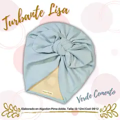 GENERICO - Turbante de algodon para bebes