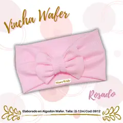 GENERICO - Vinchas para bebes en algodon Wafer