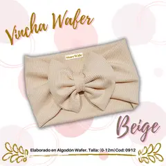 GENERICO - Vinchas para bebes en algodon Wafer