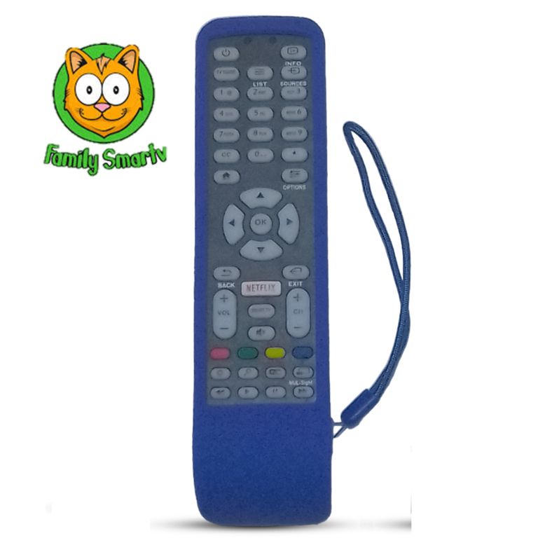 Funda para Control Remoto Aoc Para Smart Tv Azul
