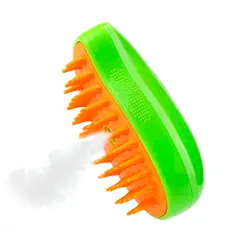 IMPORTADO MC - Cepillo de Vapor para Gatos y Perros Quita Pelos - Verde