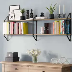 VENTITAS HOME - Repisa Industrial Flotante Cameron Color Gales