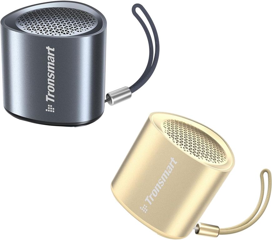 Parlante Bluetooth Nimo Dual Pack - Gris y Dorado