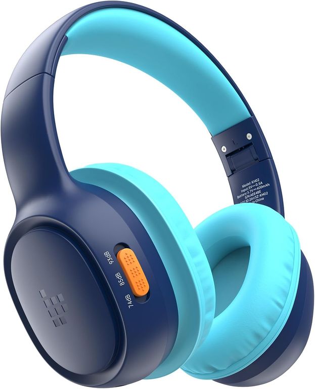Audifonos Bluetooth Kh02 Kids Edition Para Niños - Azul