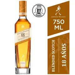 JOHNNIE WALKER - Whisky 18 Años Botella 750ml