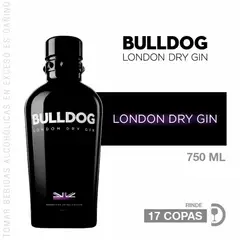 BULLDOG - Gin London Dry Botella 750ml