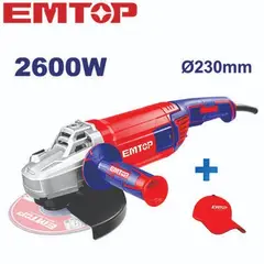 EMTOP - ESMERIL ANGULAR 9 2600W EAGR26093 + GORRO
