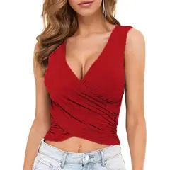 BAALATHKKO5 - Blusas De Manga Corta Moda Bonitas Elegantes Casuales Mujere