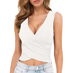 BAALATHKKO5 - Blusas De Manga Corta Moda Bonitas Elegantes Casuales Mujere