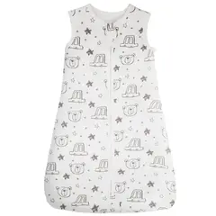 GENERICO - Saco de dormir fino - 100% algodón - Osito y auto