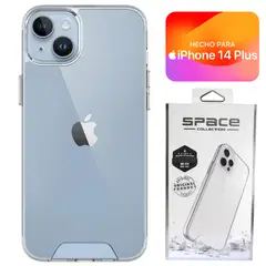 IMPORTADO MC - Space Case Transparente iPhone 14 Plus Funda Para celular